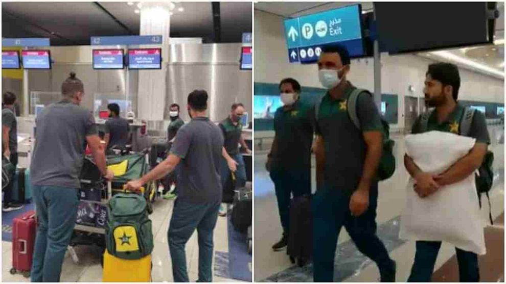 T20 WC सेमीफायनलमध्ये हरलेला पाकिस्तानी संघ दुबईहून रवाना, मात्र मायदेशी परतला नाही! T20 WC सेमीफायनलमध्ये हरलेला पाकिस्तानी संघ दुबईहून रवाना, मात्र मायदेशी परतला नाही!