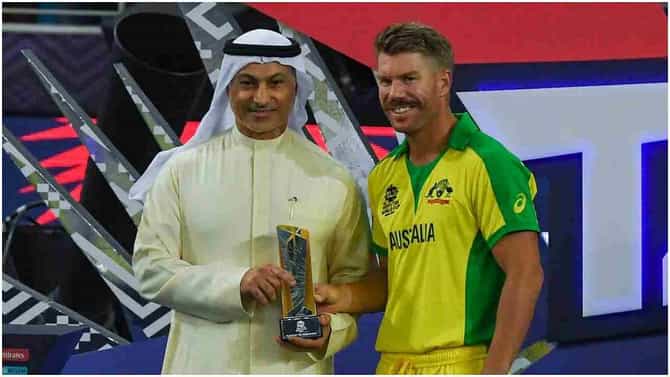 T20 WC : डेव्हिड वॉर्नरने कर्णधाराचा शब्द राखला, फिंचने केलेली भविष्यवाणी खरी ठरवली