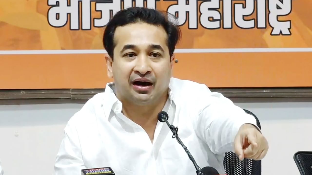 Nitesh Rane | राणे पितापुत्र गोवा विमानतळावर भेटले? राणे एकटेच कणकवलीत परतले