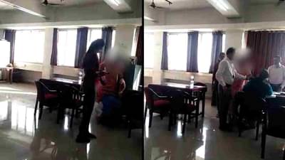 पतीचा घोटाळा लपवण्यासाठी पत्नीचा थयथयाट, माहिती अधिकार कार्यकर्त्यावरच उगारली चप्पल, पुण्यातला प्रताप!