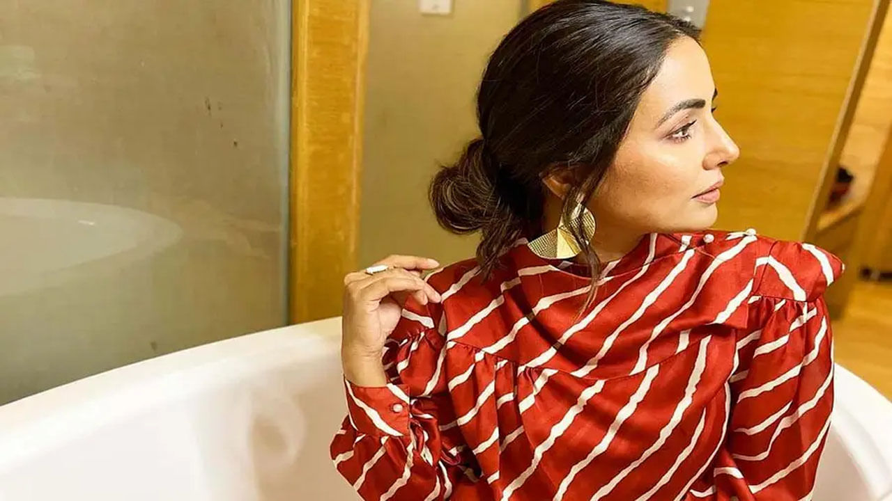 अभिनेत्री हिना खान सोशल मीडियावर खूप सक्रिय दिसते. लाल रंगाचा ड्रेस परिधान करून तिने बाथटबमध्ये बसून फोटोशूट केले आहे.
