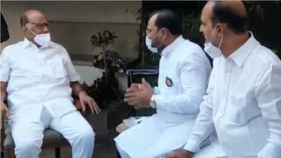 शरद पवार म्हणजे भीष्म पितामह, विक्रमवीर अपक्ष आमदाराची स्तुतिसुमनं, घड्याळ बांधण्याच्या चर्चा