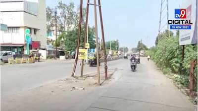 विजेच्या खांबाला धडकून रिक्षाचा अपघात; रिक्षाचालक जखमी