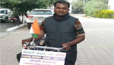 शेतकरी आत्महत्या रोखण्यासाठी सायकल वारी, प्रशासनाच्या दरबारी, तरुण शेतकऱ्याची राज्यभर भ्रमंती