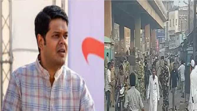 राज्यातील दंगलींच्या चौकशीसाठी ठाण्यात भाजपची निदर्शनं, निरंजन डावखरेंच्या नेतृत्वात जिल्हाधिकाऱ्यांना निवेदन