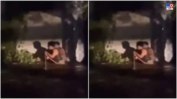 Video: तिरुपतीच्या पुरात फसलेल्या पुजाऱ्याला ट्रॅफिक पोलिसाने वाचवलं, शूरवीर पोलिसाचं नेटकऱ्यांकडून कौतुक