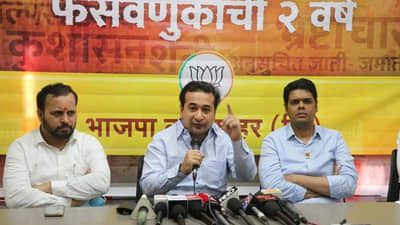 ठाकरे सरकार चपट्या पायाचे, सत्तेत आल्यापासून राज्याला पनवती लागली; नितेश राणेंचा हल्लाबोल