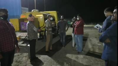 बायोडिझेल साठ्यावर पोलिसांची धाड, नांद्यात अघीन ट्रान्सपोर्टच्या आवारात हेराफेरी