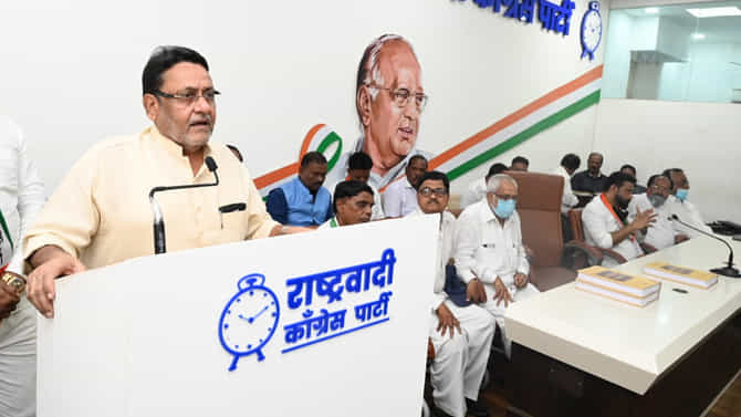 भाजपचा राष्ट्रवाद बोगस, त्यांना पुन्हा वर्ण व्यवस्था आणायचीय; नवाब मलिकांचा घणाघात