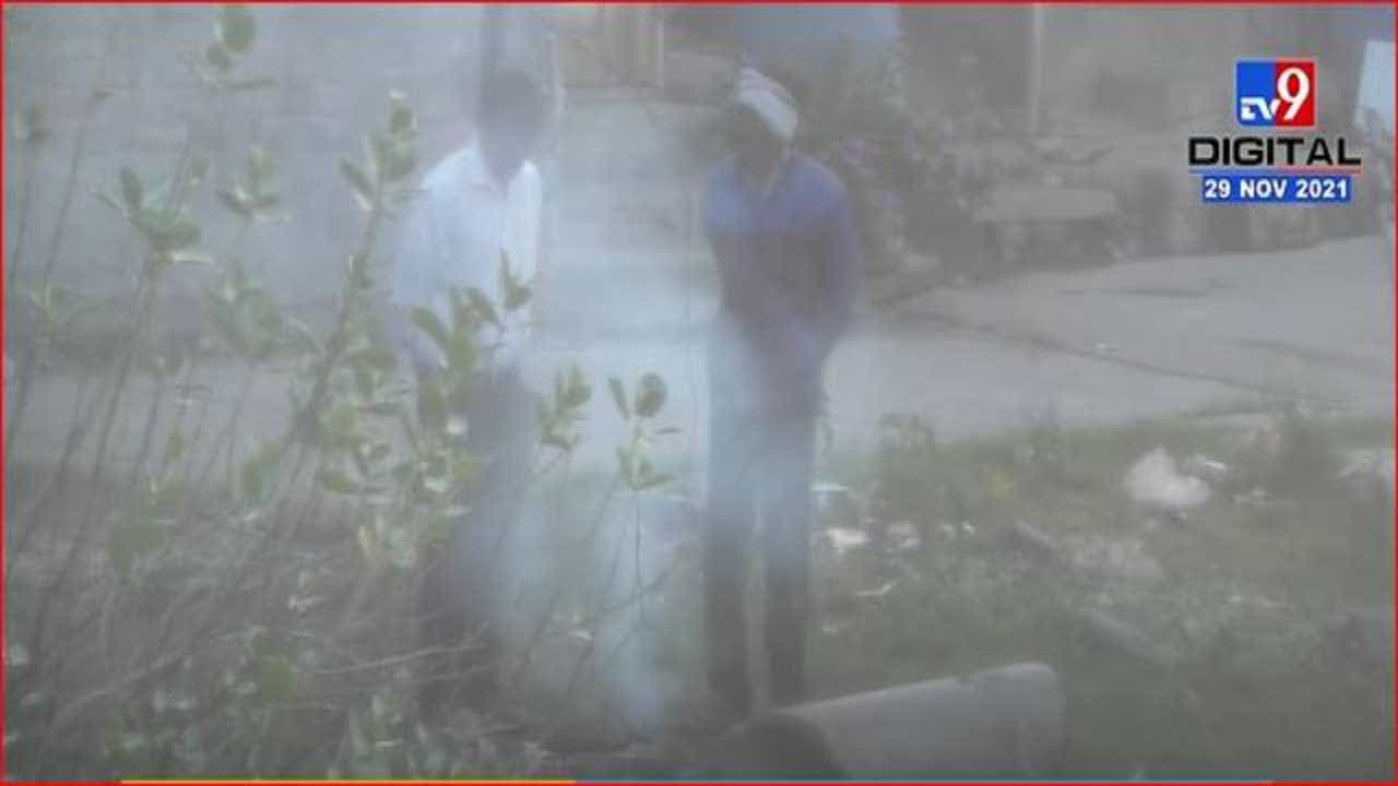 अकोल्यात थंडीची चाहूल, शेकोट्या पेटल्या