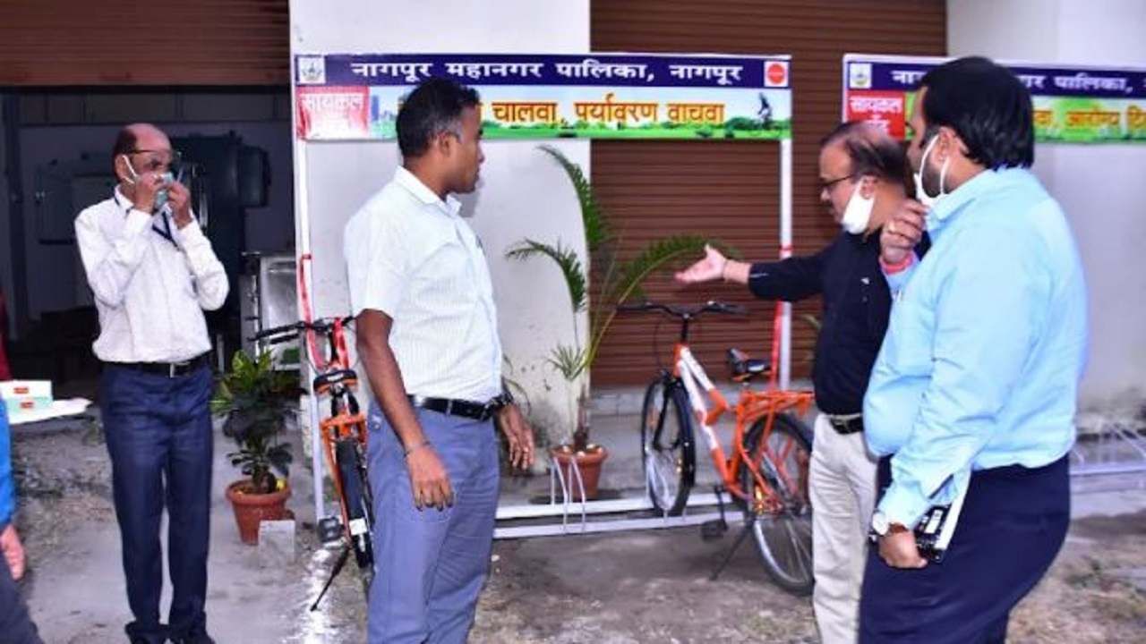 Nagpur प्रदूषण कमी करण्यासाठी मनपाचा नवा फंडा, सायकल चालवा प्रदूषण वाचवाचा संदेश