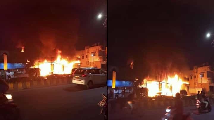 Pimpari-Chinchwad | वाकडमध्ये गादीच्या दुकानाला मोठी आग, तीन दुकानं जळून खाक Pimpari-Chinchwad | वाकडमध्ये गादीच्या दुकानाला मोठी आग, तीन दुकानं जळून खाक