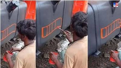 Video: डिझेलच्या टाकीवर चित्रकाराची अनोखी कलाकारी, लोक म्हणाले, हेच खरे कलाकार आहेत!