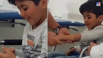 Video: हात नसलेल्या चिमुरड्याला जेव्हा कृत्रिम हात बसवतात, पाहा त्याची न विसरता येणारी रिएक्शन!