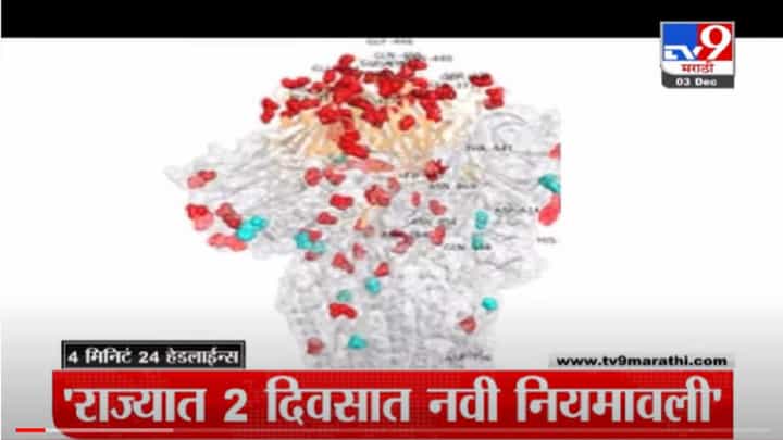 VIDEO : 4 मिनिटे 24 हेडलाईन्स | 4 Minutes 24 Headlines | 3 PM | 3 December 2021 VIDEO : 4 मिनिटे 24 हेडलाईन्स | 4 Minutes 24 Headlines | 3 PM | 3 December 2021
