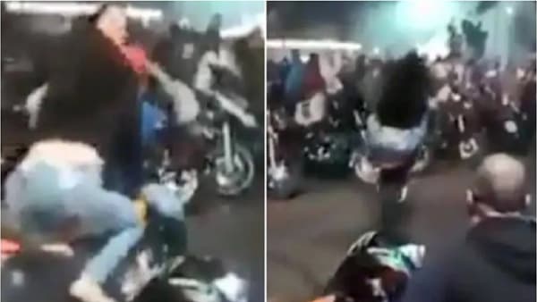 Video | तरुणींसमोर स्टंट करण्याची हौस, स्टंटबाज तरुणाचा अपघात, व्हिडीओ व्हायरल