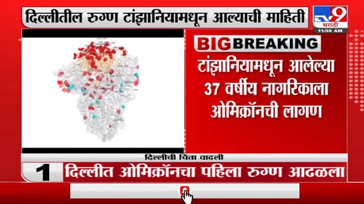 Omicron | दिल्लीत सापडलेला ओमिक्रॉन रुग्ण टांझानियामधून आल्याची माहिती Omicron | दिल्लीत सापडलेला ओमिक्रॉन रुग्ण टांझानियामधून आल्याची माहिती