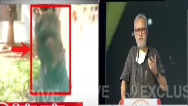 Girish Kuber | ज्येष्ठ पत्रकार गिरीश कुबेर यांच्यावर शाईफेक, नाशकात साहित्य संमेलन परिसरात प्रकार