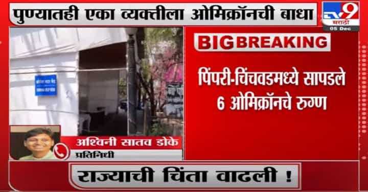 Pune Omicron Case | पुण्यात 1 तर पिंपरी-चिंचवडमध्ये 6 जणांना ओमिक्रॉन विषाणूचा संसर्ग Pune Omicron Case | पुण्यात 1 तर पिंपरी-चिंचवडमध्ये 6 जणांना ओमिक्रॉन विषाणूचा संसर्ग