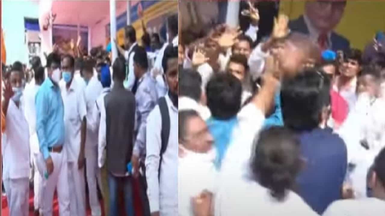 दादर चैत्यभूमीवर पोलीस आणि अनुयायींमध्ये झालेली झटापट नियंत्रणात