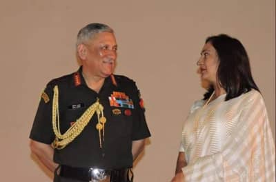 Cds bipin rawat death : हेलिकॉप्टर अपघातात बिपीन रावत यांच्यासह त्यांच्या पत्नी मधुलिका यांचाही मृत्यू