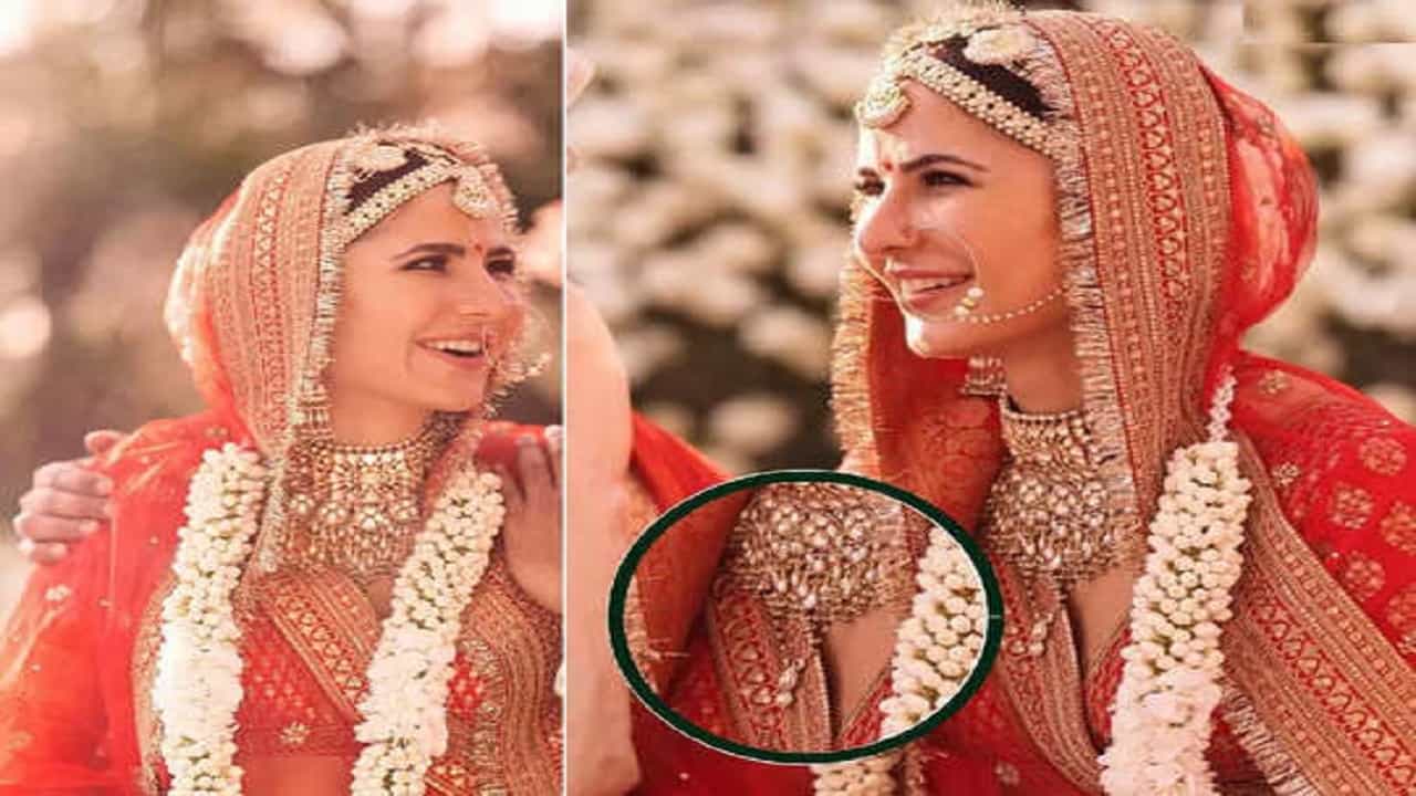 कतरिना कैफच्या मंगळसूत्राचे सर्वांनीच खूप कौतुक केले. तिने परिधान केलेल हे मंगळसूत्र सब्यसाचीच्या हेरिटेज ज्वेलरी कलेक्शनमधील डिझायनर मंगळसूत्र आहे. या मंगळसूत्राची किंमत 7.4 लाख रुपये असल्याचे बोलले जात आहे.