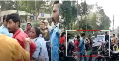 VIDEO | कुटुंब रंगलंय Fightingमध्ये, मुलगी-मामा आणि आई, औरंगाबादेत भररस्त्यात हातघाई