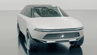 Apple इलेक्ट्रिक कारची पहिली झलक, समोर आलेल्या फोटोने अनेकांना लावलं वेड