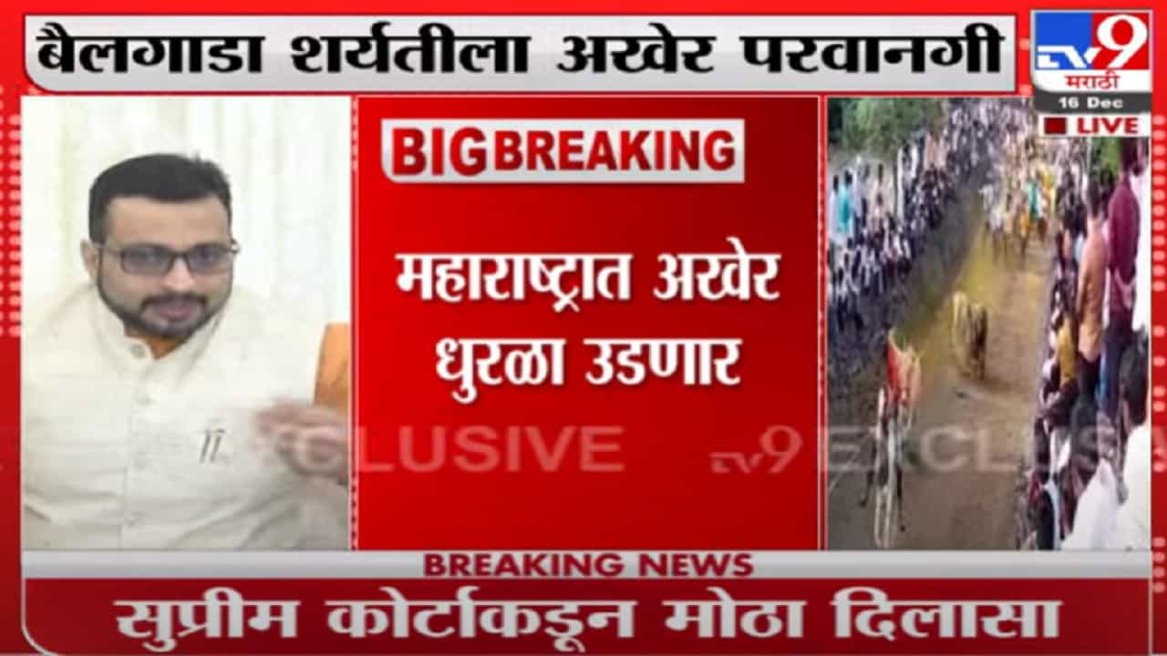 सर्वोच्च न्यायालयाकडून बैलगाडा शर्यतीला राज्यात सशर्त परवानगी