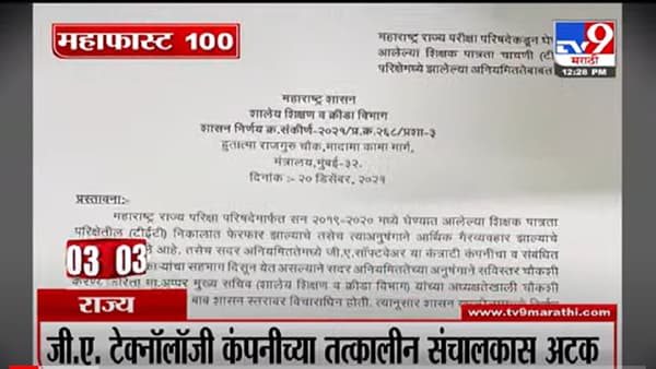 VIDEO : MahaFast News 100 | महाफास्ट न्यूज 100 | 12 PM | 21 December 2021