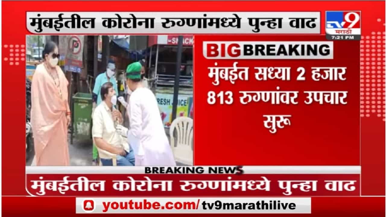 Mumbai Corona Update | मुंबईत कोरोना रुग्णांची वाढ, 24 तासांत 602 नवे रुग्ण
