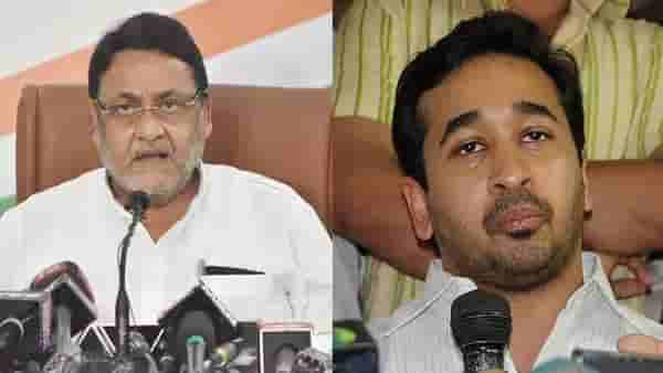 नवाब मलिकांकडून नितेश राणेंची खिल्ली, राणेंच्या म्यॉव म्यॉवला फक्त एका फोटोने उत्तर