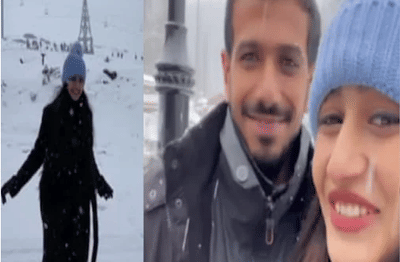 Video : टिप-टिप बरसा पाणीवर थिरकले धनश्री आणि युझवेंद्र चहल, काश्मीरमधील व्हिडिओ व्हायरल