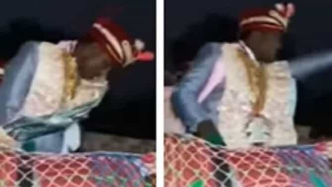 Video : वरातीवेळीच नवरदेवाची पॅन्ट फाटली! लग्नात उपस्थित लोकही पोट धरुन हसले