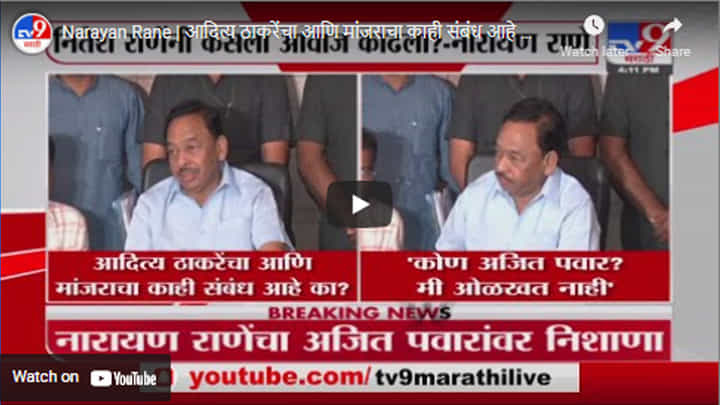 Narayan Rane | आदित्य ठाकरेंचा आणि मांजराचा काही संबंध आहे का ? नारायण राणेंचा सवाल Narayan Rane | आदित्य ठाकरेंचा आणि मांजराचा काही संबंध आहे का ? नारायण राणेंचा सवाल