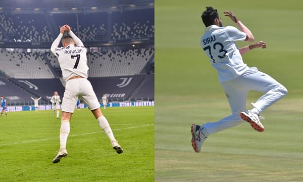 Mohammad Siraj Celebration: सिराजचं आफ्रिकेत रोनाल्डो स्टाईल सेलिब्रेशन, प्रीमियर लीगची सॉलिड रिअॅक्शन