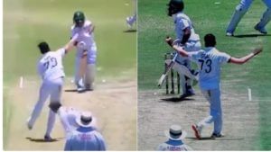 IND VS SA: इतका राग बरा नव्हे, सिराजने बावुमाला मैदानावर फेकून मारला बॉल