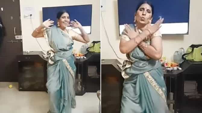 VIDEO : पुष्पा चित्रपटातील गाण्यावर काकूंचा जबरदस्त डान्स, व्हिडिओ पाहून लोक म्हणाले ओल्ड जनरेशन रॉक