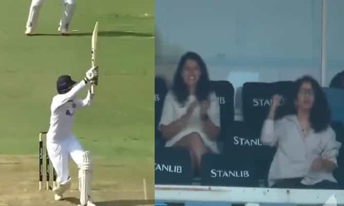 Ind vs SA : रबाडाच्या गोलंदाजीवर बुमराहचा शानदार षटकार, पत्नी संजनाची रिअॅक्शन व्हायरल