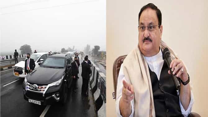 विकासविरोधी असल्याचं काँग्रेसनं दाखवून दिलं, पंतप्रधान मोदींच्या सुरक्षेतील त्रुटीनंतर भाजपाध्यक्षांचा घणाघात