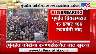 Mumbai Corona Update | मुंबईत दिवसभरात 15 हजार 166 कोरोना रुग्णांची नोंद
