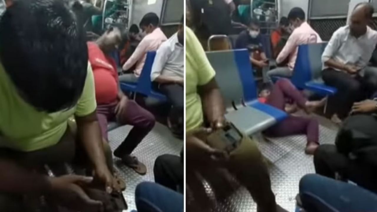 Viral : ट्रेनमध्ये बिनधास्त झोपताय का? रेल्वेच्या डब्यातला हा Video पाहा, हसून हसून पोट दुखेल