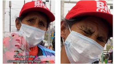 Viral Video : वृद्ध महिलेकडून स्ट्रॉबेरी विकत घेणाऱ्याचं सोशल मीडियावर होतंय कौतुक, काय केलं असं? पाहा व्हिडिओ