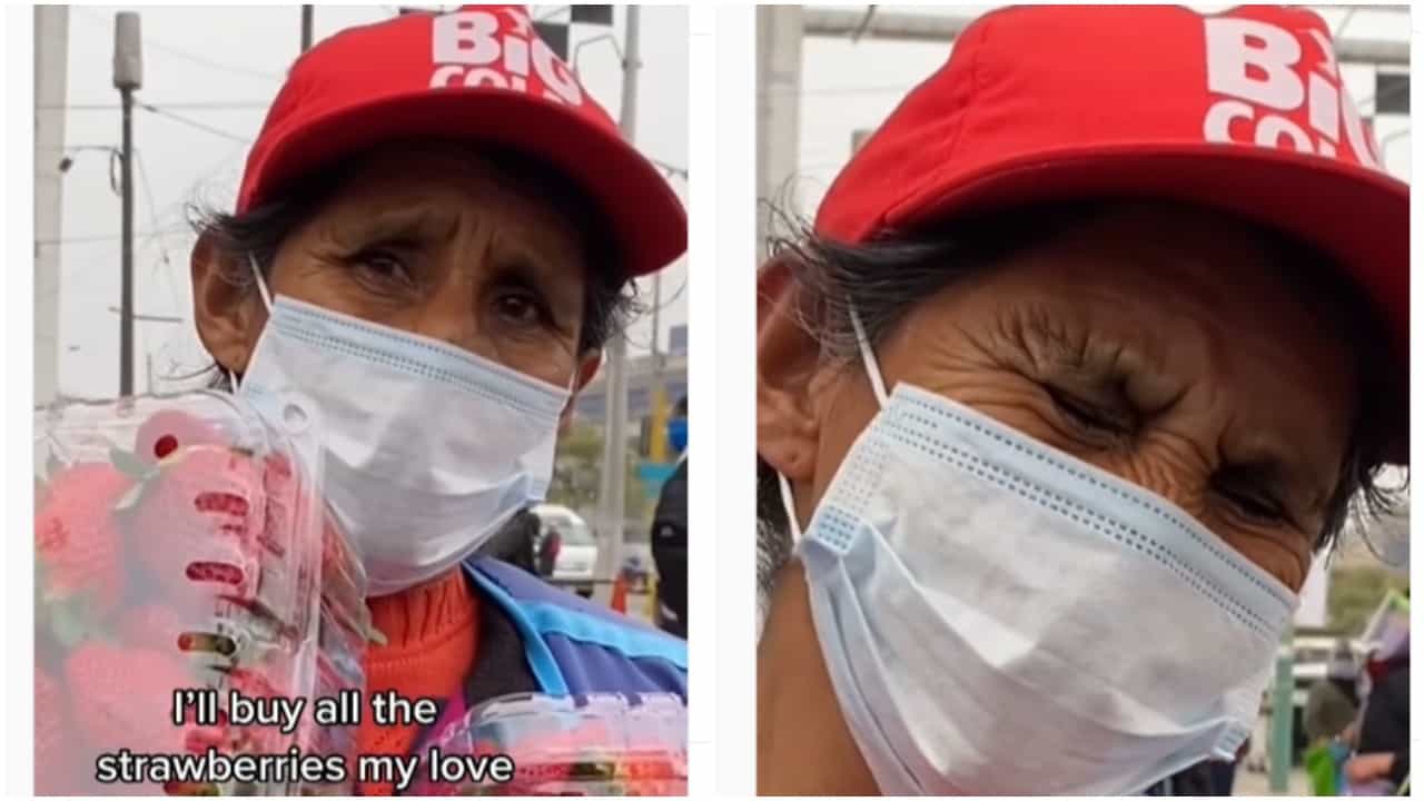 Viral Video : वृद्ध महिलेकडून स्ट्रॉबेरी विकत घेणाऱ्याचं सोशल मीडियावर होतंय कौतुक, काय केलं असं? पाहा व्हिडिओ