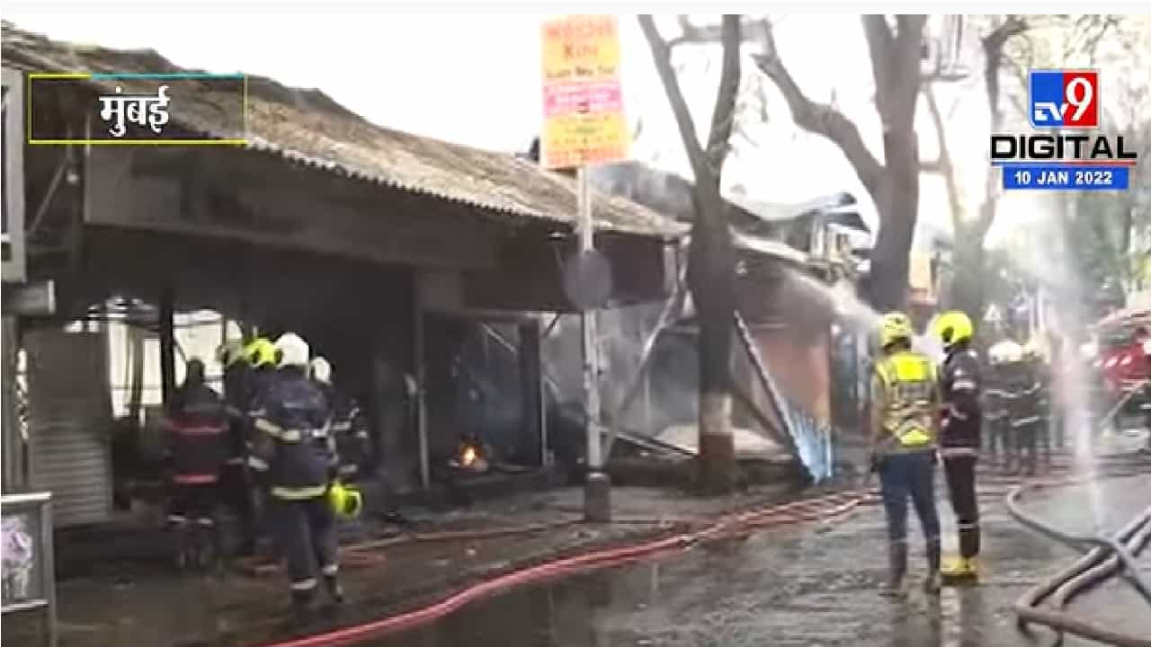 Mumbai Fire | भायखळ्यात मुस्तफा बाग परिसरातील लाकडाच्या गोदामाला भीषण आग