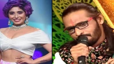 Bigg Boss 15 : भडकलेली नेहा भसीन अभिजीत बिचकुलेला म्हणाली चपलेने मारेल... हे ऐकून बिचकुलेची सटकली आणि मग...