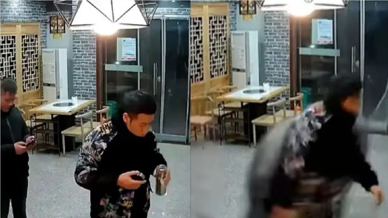 Video | रेडा थेट आला अन् थेट हल्ला केला, रेस्टॉरंटमधील माणूस गंभीर जखमी, व्हिडीओ व्हायरल