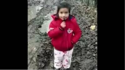 Viral video : चिमुरडीने आपल्या रिपोर्टिंगने युजर्सचे मन जिंकले, नेटकरी कमेंट करून म्हणाले ...