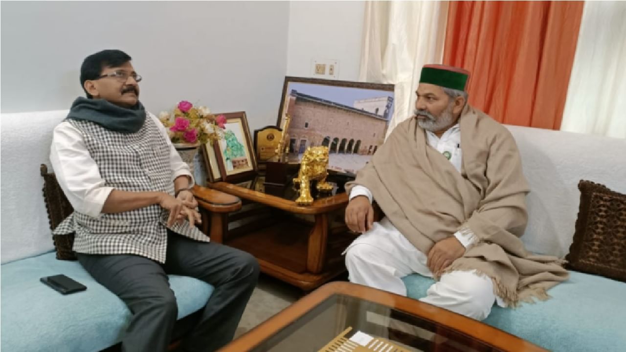 संजय राऊत आणि टिकेत यांच्यात काय चर्चा? निवडणुकीत कुणाला पाठिंबा? टिकेत म्हणतात... संजय राऊत आणि टिकेत यांच्यात काय चर्चा? निवडणुकीत कुणाला पाठिंबा? टिकेत म्हणतात...