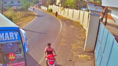 बसच्या धडकेतून बचावला स्कूटरचालक! काळजाचा थरकाप उडवणारा हा Viral Video पाहा